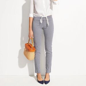 J.Mclaughlin Women's Pants in Gingham Black/White